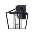 Rs20180927-2 Monteaux Lighting 1-light Black Outdoor Wall Lantern With Clear Glass Rs20180927-2 Monteaux Lighting 1-light Black Outdoor Wall Lantern With Clear Glass