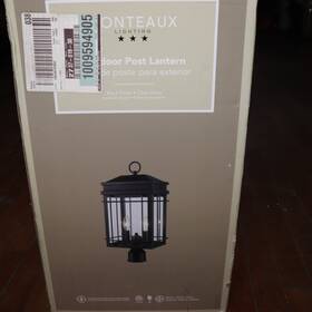 C7825 Monteaux Lighting Bel Air 2-light Outdoor Lamp Post Light Fixture Black C7825 Monteaux Lighting Bel Air 2-light Outdoor Lamp Post Light Fixture Black