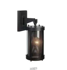 Morrissey 058219443125 1-light Black Outdoor Wall Lantern Sconce - A Read