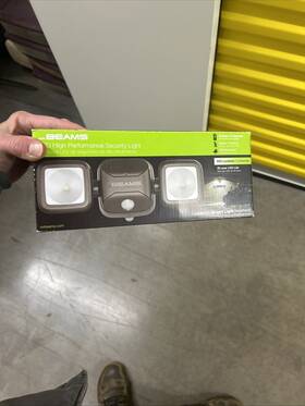 Mb3100-brn Mr. Beams Motion-sensing Led Security Light 600 Lumens L-