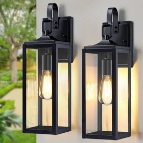 My-wl113b-bk Myhxq 18ftft Large Outdoor Wall Lights 2 Packs Modern Black Exterior Lighting Fixture My-wl113b-bk Myhxq 18ftft Large Outdoor Wall Lights 2 Packs Modern Black Exterior Lighting Fixture