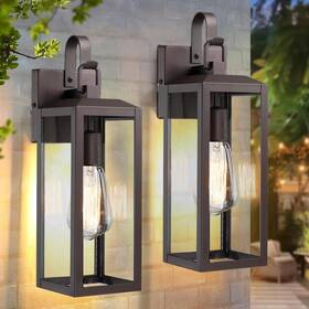 Wl108b-bw Myhxq 16ftft Large Outdoor Wall Lights 2-packs Modern Brown Exterior Lighting Fixtur Wl108b-bw Myhxq 16ftft Large Outdoor Wall Lights 2-packs Modern Brown Exterior Lighting Fixtur