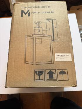 Mrcoto44121bk-1p Myth Realm Motion Sensor Outdoor Wall Lights Dusk To Dawn Lighting 3 Modes