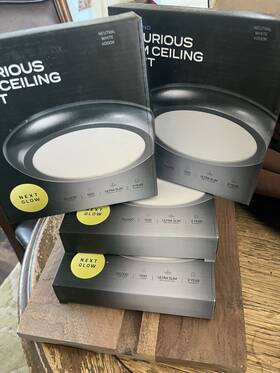 Ng2064 Next Glow Ultra Slim 6.5 Inch White 4000k Led Ceiling Light 4-pack