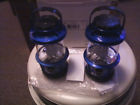 Nib Pair Of 2 Blue Travel Lanterns 663155054634 Nib Pair Of 2 Blue Travel Lanterns 663155054634