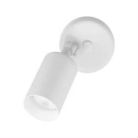 Nicor 313048676633 Single Bullet 50-watt White Outdoor Wall Lantern Sconce