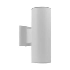 50102wh Nicor 75-watt 2-light White Outdoor Wall Lantern Sconce Column Light