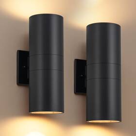 Ip65 Nigaut 612715051897 11.8 Inch Outdoor Wall Lights 2 Pack Waterproof Anti-rust Aluminum U