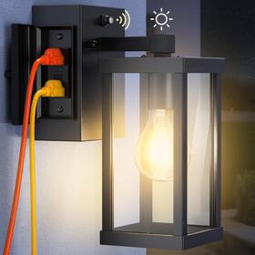 Gfci-c-105 Nooknova Porch Light With Outlet Dusk To Dawn Outdoor Gfci
