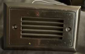 Nsw-6619w Nora Led Mini Step Light Lighting 6619 With Horizontal And Vertical Louver
