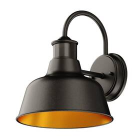 Na0117 North Avenue Hillside Dark Bronze Motion Sensor Dusk To Dawn Outdoor Wall Sconce