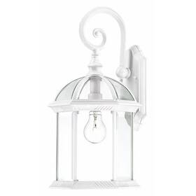 60-4964 Nuvo Boxwood 1-light 19 Inch Outdoor Wall With Clear Beveled Glass