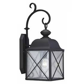 60-5622 Nuvo Wingate 1-light 8 Inch Outdoor Wall Fixture With Clear Seed Glass