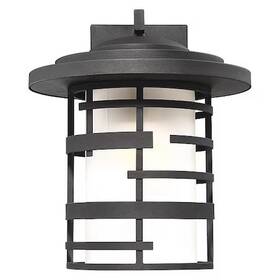 60-6403 Nuvo Lansing 1-light 14 Inch Outdoor Wall Lantern With Etched Glass