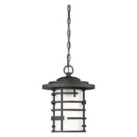 60-6405 Nuvo Lansing 1-light Outdoor Hanging Lantern With Etched Glass