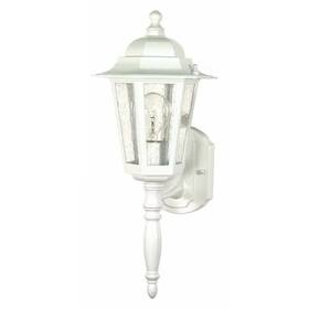 60-985 Nuvo Cornerstone 1-light 18 Inch Wall Lantern With Clear Seed Glass