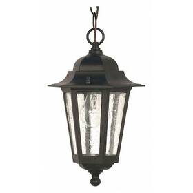60-993 Nuvo Cornerstone 1-light 13 Inch Hanging Lantern With Clear Seed Glass 60-993 Nuvo Cornerstone 1-light 13 Inch Hanging Lantern With Clear Seed Glass