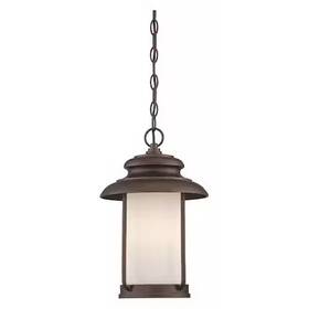 62-635 Nuvo Bethany Led Outdoor Hanging With Satin White Glass