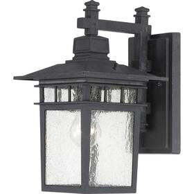 4959 Nuvo Lighting 60/4959 Cove Neck Outdoor Wall Light Textured Black