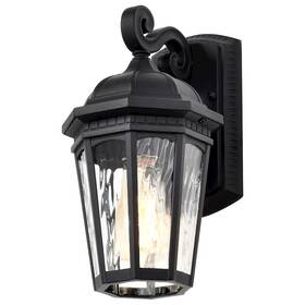 60-5945 Nuvo Lighting East River 1 Lt Outdoor Small Wall Lantern Black/water - 60-5945 Nuvo Lighting East River 1 Lt Outdoor Small Wall Lantern Black/water -