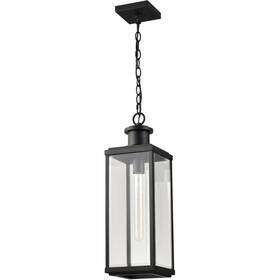Nuvo Lighting 60/8514 Luca 7 Inch Sand Black Outdoor Hanging Light