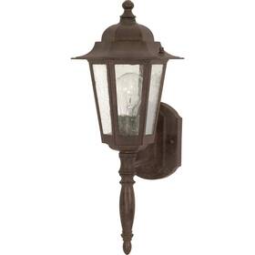 Nuvo Lighting 60/986 Cornerstone 1 Light 12 Inch Old Bronze Outdoor Wall Lantern
