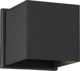 1466 Nuvo Lighting 62/1466 Lightgate 5 Inch Tall Square Led Outdoor Wall - Black
