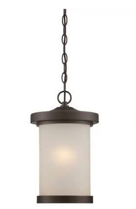 Nuvo Lighting 62/645 Diego Led 9 Inch Mahogany Bronze Outdoor Hanging Light