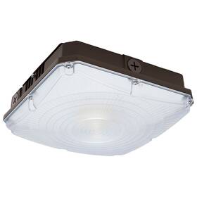 Nuvo Lighting 65/982 9 Inch W Flush Mount Square Outdoor Ceiling - Bronze