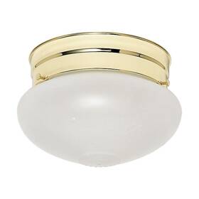 Sf77-123 Nuvo Lighting 6 Inch 1 Light Small Mushroom Flush Fixture