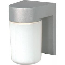 Sf77 Nuvo Lighting Sf77/136 77/136 1 Light 6-13/16 Inch Tall Outdoor Wall Sconce - Silver Sf77 Nuvo Lighting Sf77/136 77/136 1 Light 6-13/16 Inch Tall Outdoor Wall Sconce - Silver
