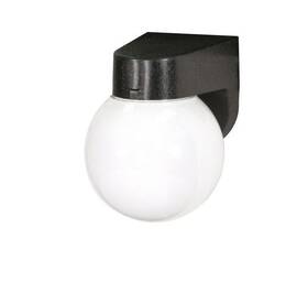Sf77-728 Nuvo Lighting Satco/nuvo Exterior Wall Fixture 13w 2p Cfl Black With White Globe
