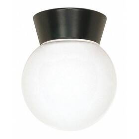 Sf77-153 Nuvo 1-light - 8 Inch Utility Ceiling Mount With White Glass Globe Sf77-153 Nuvo 1-light - 8 Inch Utility Ceiling Mount With White Glass Globe