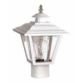 Sf77-899 Nuvo 1-light - 13ft.ft. Coach Post Top Lantern With Finial Beveled