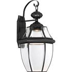 Nycl8411k Quoizel Newbury Clear Led Mystic Black Outdoor Wall 611728269541