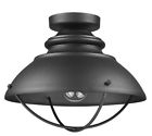 Oc907bk Cfc Lighting Black Flush Light Outdoor Convert To Pendant Industrial