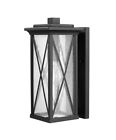Od101bk Cfc Lighting Black Wall Light Outdoor Cross Modern Updated Front