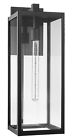 Od202bk Cfc Lighting Black Wall Light Outdoor Contemp Modern Updated Front