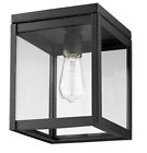 Od204bk Cfc Lighting Black Flush Light Outdoor Contemp Modern Updated Ceiling