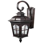 Ol144rbz-hd Canarm Rustic Bronze Wall Lantern Metal Outdoor Sconce 062345275673