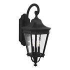Ol5422bk Feiss Cotswold Lane Black Outdoor Wall Mount Lantern 014817574012