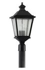 Ol5707bk Feiss Woodside Hills Black Outdoor Post Light