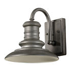 Ol8600trd-l1 Feiss Redding Station Tarnished Silver Led Outdoor Wall Sconce