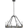 Olf3213-6af Feiss Landen Inch Antique Forged Iron Outdoor Chandelier 014817580518
