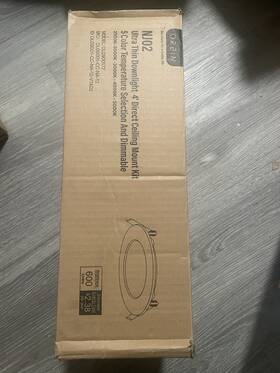 Ol09001-cc-na-12 Orein Nj02 4 Inch Ultra Thin Led Downlight 5cct 2700k-5000k 6w 600lm Dim