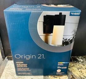 Origin 21 822985534284 Holden 11.9 Inch H Matte Black Hardwired Integrated Led Outdoor Wall Light