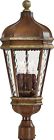 8795-161 Outdoor Mount 3 Lavery Light Mossoro Box Walnut Minka Post