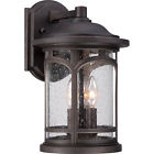 Mbh8409pn Outdoor T--792 Light Bronze Sconce 3 Wall Quoizel