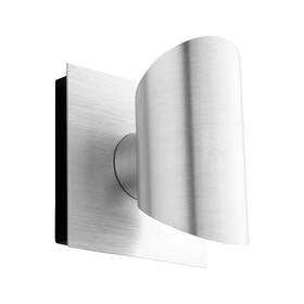 3-733-16 Oxygen Lighting - Caliber 5.63 Inch 5w 2 Led Outdoor Wall Mount-brushed