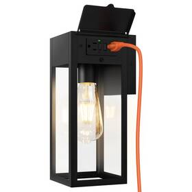 Tsu-b05053gp-1pus Oykyohei Porch Lights Outdoor Wall Sconce Light With Gfci Outlet Waterproof Exter Tsu-b05053gp-1pus Oykyohei Porch Lights Outdoor Wall Sconce Light With Gfci Outlet Waterproof Exter